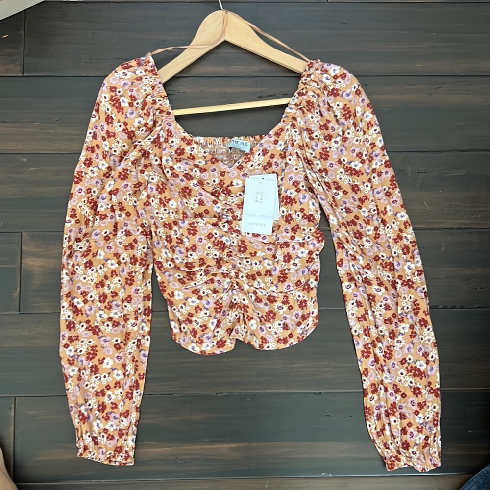 SOPHIE RUE Cinched Front Blouse